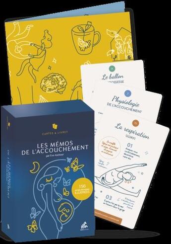 Couverture du livre « Coffret les mémos de l'accouchement : 156 fiches pratiques illustrées » de Eve Aschour aux éditions Mamaeditions