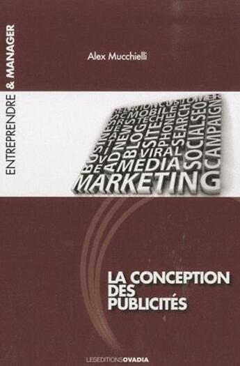 Couverture du livre « La conception des publicités » de Alex Mucchielli aux éditions Ovadia