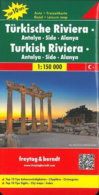 Couverture du livre « Riviera turque antalya side » de  aux éditions Freytag Und Berndt