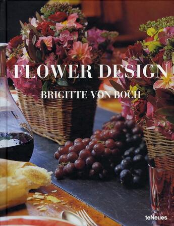 Couverture du livre « Flower design » de Brigitte Von Boch aux éditions Teneues - Livre