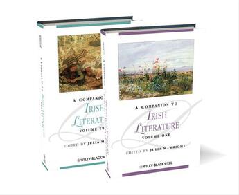 Couverture du livre « A Companion to Irish Literature, 2 Volume Set » de Julia M. Wright aux éditions Wiley-blackwell