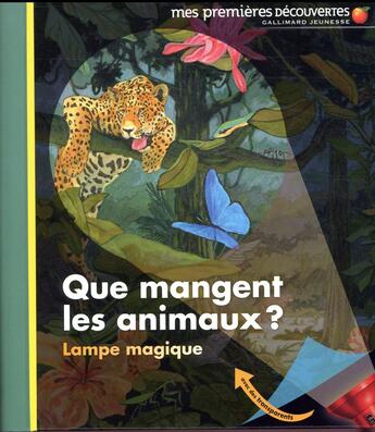 Couverture du livre « Que mangent les animaux ? » de  aux éditions Gallimard-jeunesse