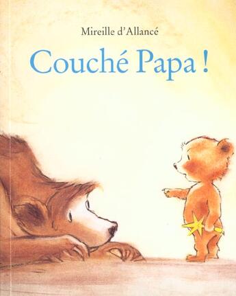 Couverture du livre « Couche papa » de Allance Mireille D aux éditions Ecole Des Loisirs