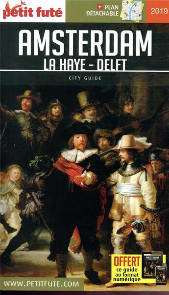 Couverture du livre « Amsterdam, la Haye, Delft (édition 2019) » de  aux éditions Le Petit Fute