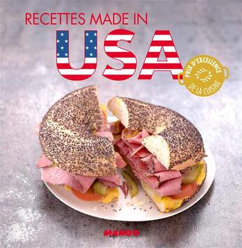 Couverture du livre « Recettes made in USA » de Marie-Laure Tombini aux éditions Mango