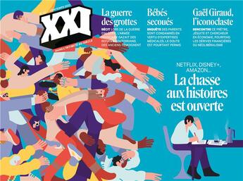 Couverture du livre « Revue XXI n.58 : Netflix, Disney +, Amazon... la chasse aux histoires est ouverte » de Revue Xxi aux éditions Xxi