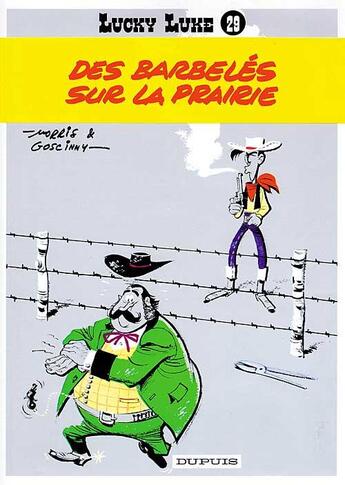 Couverture du livre « Lucky Luke Tome 29 : des barbelés sur la prairie » de Rene Goscinny et Morris aux éditions Dupuis