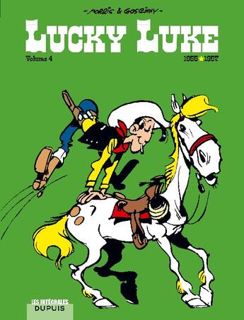 Couverture du livre « Lucky Luke : Intégrale vol.4 : 1955-1957 » de Rene Goscinny et Morris aux éditions Dupuis