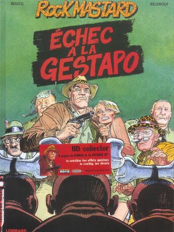 Couverture du livre « Rock mastard t.1 ; echec a la gestapo » de Belkrouf/Boucq aux éditions Lombard