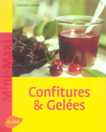 Couverture du livre « Confitures et gelées » de Gabriele Lehari aux éditions Eugen Ulmer