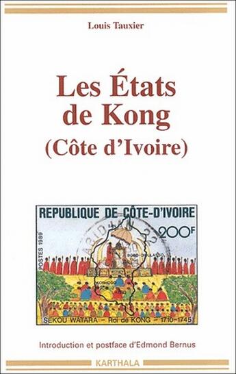 Couverture du livre « Les états de Kong » de Louis Tauxier aux éditions Karthala