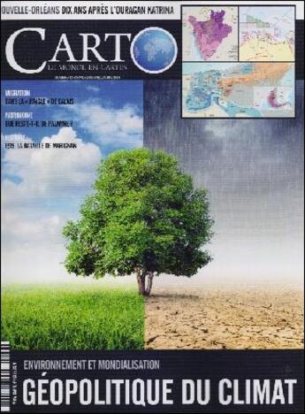 Couverture du livre « CARTO t.32 ; géopolitique du climat » de Carto aux éditions Carto