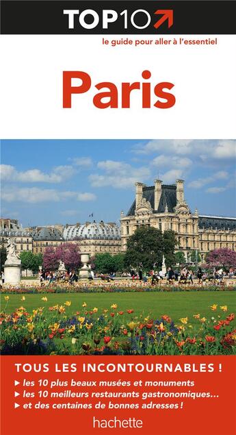 Couverture du livre « TOP 10 ; Paris » de  aux éditions Hachette Tourisme