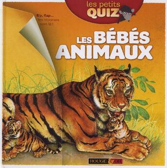 Couverture du livre « Les petits quiz ; les bébés animaux » de Palin/Wilson aux éditions Rouge Et Or