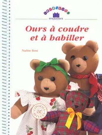 Couverture du livre « Ours a coudre et a habiller » de  aux éditions Massin