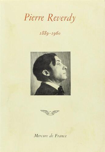 Couverture du livre « Pierre reverdy - 1889-1960) » de Pierre Reverdy aux éditions Mercure De France