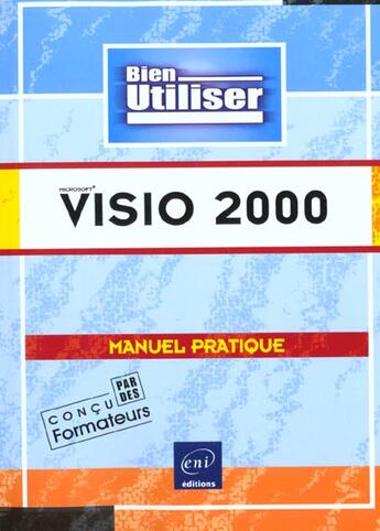 Couverture du livre « Microsoft visio 2000 ; manuel pratique » de  aux éditions Eni