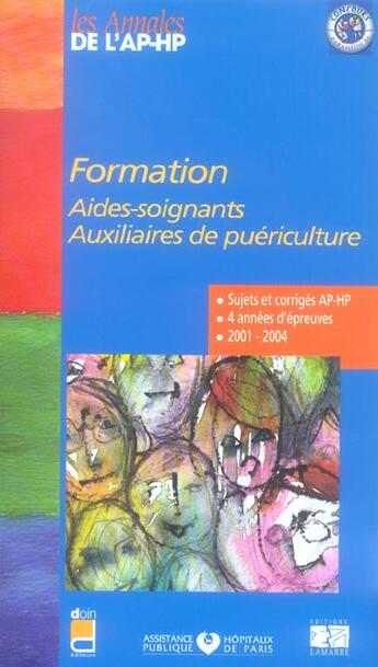 Couverture du livre « Formation as ap 2001-2004 » de Aphp aux éditions Lamarre