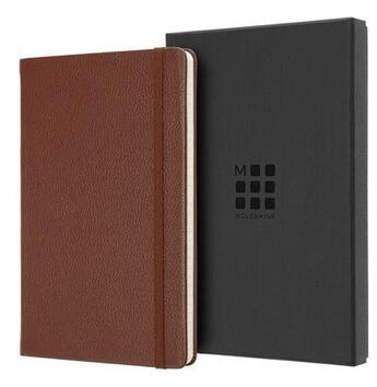 Couverture du livre « Carnet rigide ligne cuir marron » de Moleskine aux éditions Moleskine Papet