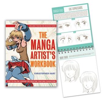 Couverture du livre « THE MANGA ARTIST''S WORKBOOK - EASY-TO-FOLLOW LESSONS FOR CREATING YOUR OWN CHARACTERS » de Christopher Hart aux éditions Potter Style