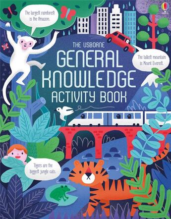 Couverture du livre « The Usborne general knowledge activity book » de Rebecca Gilpin aux éditions Usborne