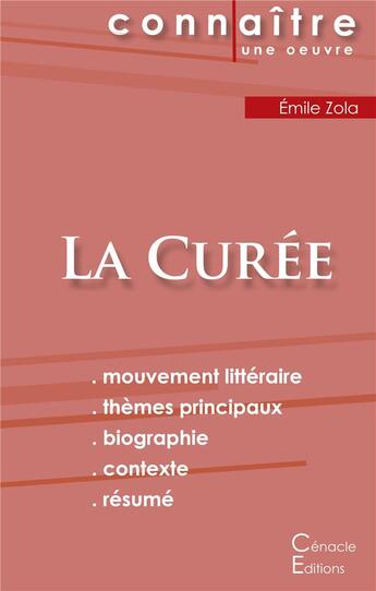 Couverture du livre « La curée, d'Emile Zola » de  aux éditions Editions Du Cenacle