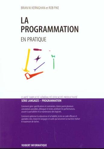 Couverture du livre « La programmation » de Kerrighan aux éditions Vuibert