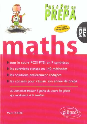 Couverture du livre « PCSI, PTSI » de Marc Lorre aux éditions Ellipses