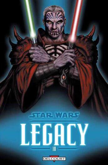 Couverture du livre « Star Wars ; Legacy Tome 10 : guerre totale » de Jan Durrsema et Brad Anderson et John Ostrander aux éditions Delcourt