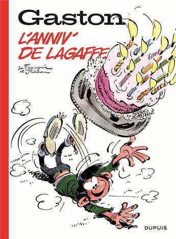 Couverture du livre « Gaston Hors-Série : 60 ans : l'anniv' de Lagaffe » de Jidehem et Andre Franquin aux éditions Dupuis