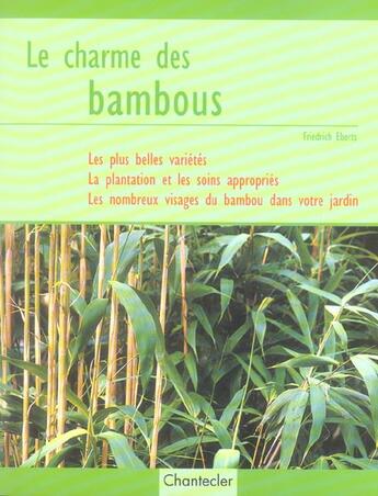 Couverture du livre « Le charme des bambous » de Znu aux éditions Chantecler