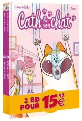 Couverture du livre « Cath et son chat : Tome 1 et Tome 2 » de Christophe Cazenove et Richez Herve et Yrgane Ramon aux éditions Bamboo