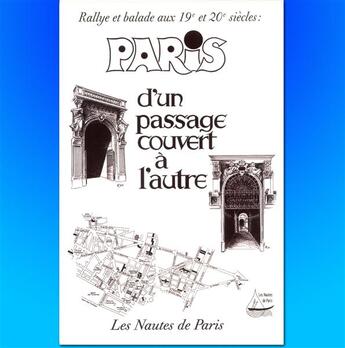 Couverture du livre « Paris d'un passage couvert à l'autre » de Dominique Germond aux éditions Les Nautes De Paris