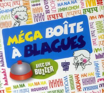 Couverture du livre « Méga boîte à blagues » de  aux éditions Deux Coqs D'or