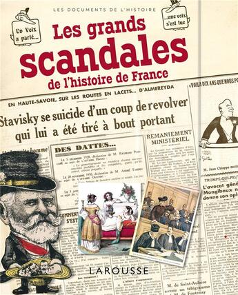 Couverture du livre « Les grands scandales de l'histoire de France » de  aux éditions Larousse