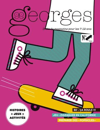 Couverture du livre « Magazine Georges n°71 Skate - aout/sept 2024 » de Sebastien/Marie aux éditions Maison Georges