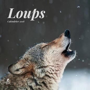 Couverture du livre « Calendrier loups (édition 2018) » de  aux éditions Place Des Victoires