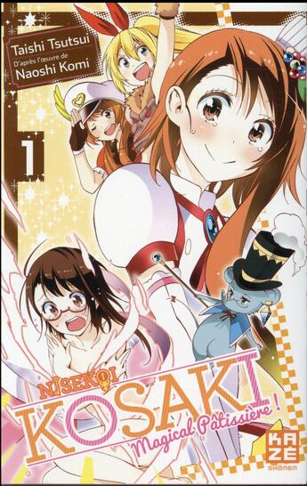 Couverture du livre « Nisekoi - Kosaki magical pâtissière ! Tome 1 » de Taishi Tsutsui et Naoshi Komi aux éditions Crunchyroll