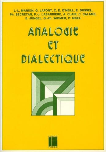 Couverture du livre « Analogie et dialectique lab » de  aux éditions Labor Et Fides