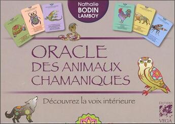 Couverture du livre « Coffret des animaux chamaniques » de Nathalie Bodin Lamboy aux éditions Vega