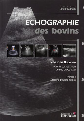 Couverture du livre « Échographie des bovins » de Buczinski/Desco aux éditions Le Point Veterinaire