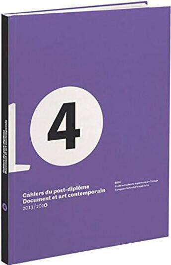 Couverture du livre « Cahiers du post-diplôme 4 » de  aux éditions Eesi