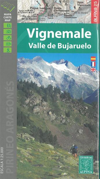 Couverture du livre « Vignemale valle de bujaruelo » de  aux éditions Alpina