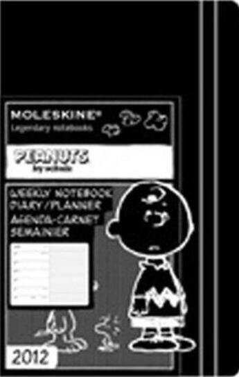 Couverture du livre « Agenda semainier 2012 peanuts » de Moleskine aux éditions Moleskine Papet