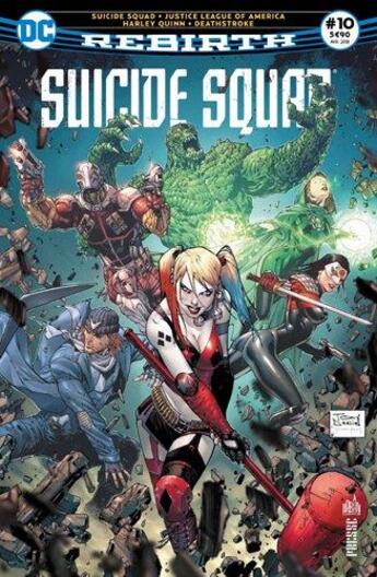 Couverture du livre « Suicide Squad rebirth n.10 ; à genoux devant Zod ! » de  aux éditions Urban Comics Press