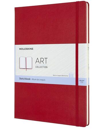 Couverture du livre « Carnet croquis A4 rouge scarlet » de  aux éditions Moleskine