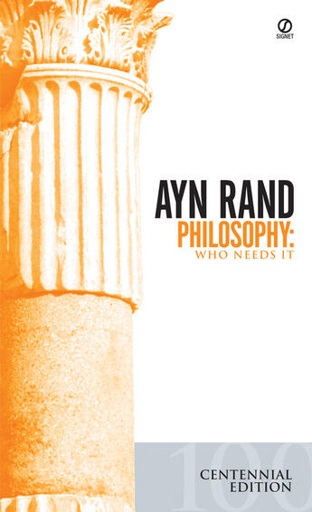 Couverture du livre « Philosophy » de Ayn Rand aux éditions Penguin Group Us