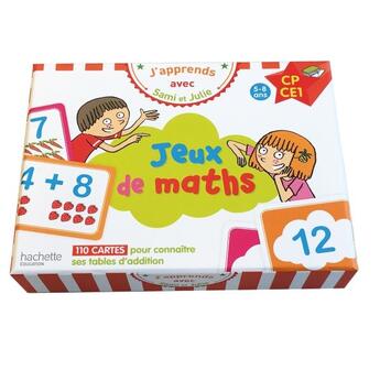 Couverture du livre « J'apprends avec sami et julie : jeux de maths » de Therese Bonte aux éditions Hachette Education