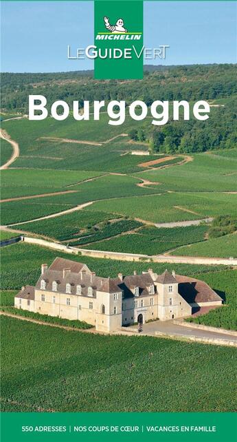 Couverture du livre « Le guide vert : Bourgogne (édition 2021) » de Collectif Michelin aux éditions Michelin