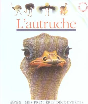 Couverture du livre « L'autruche » de  aux éditions Gallimard-jeunesse